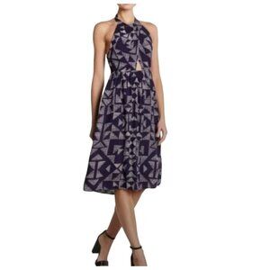 Splendid Navy & White Halter Dress Size X-Small